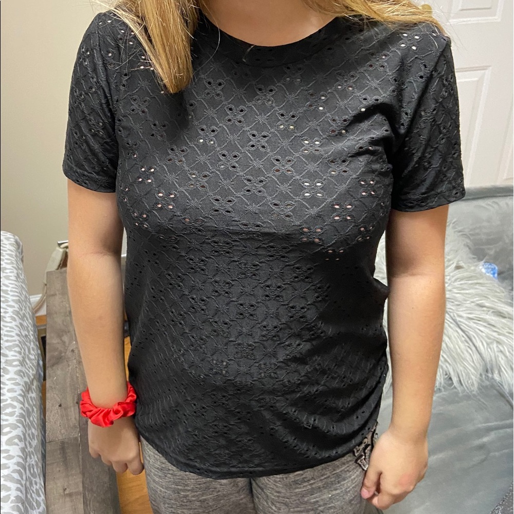 Black Lace Top